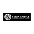 STRIX GARAGE　フクロウロゴステッカー【Black】