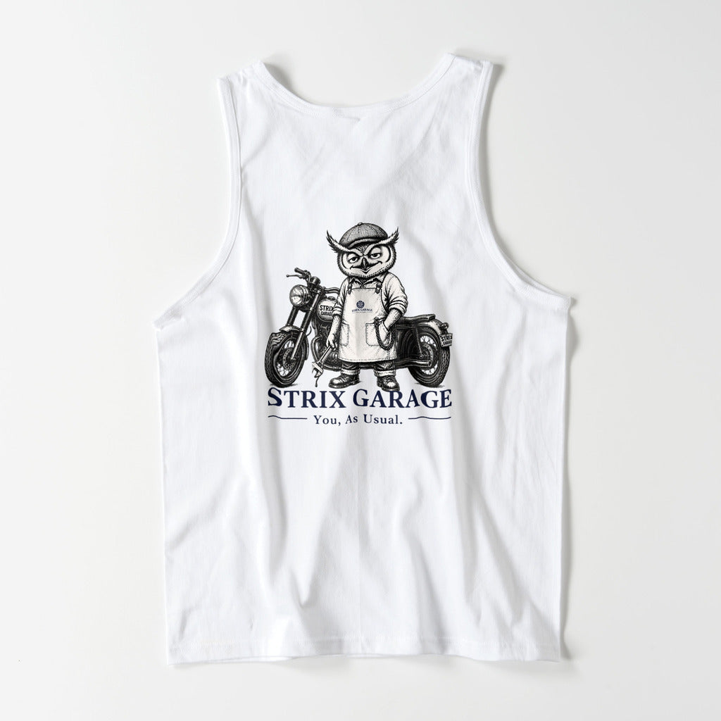 コットンタンクトップ-White